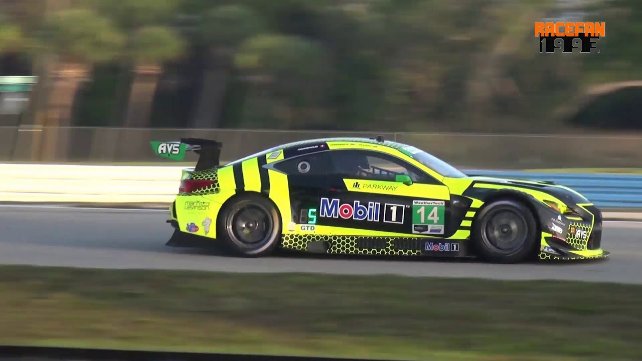 Lexus RC F GT3 AIM Vasser Sullivan 12h Sebring 2019 - YouTube