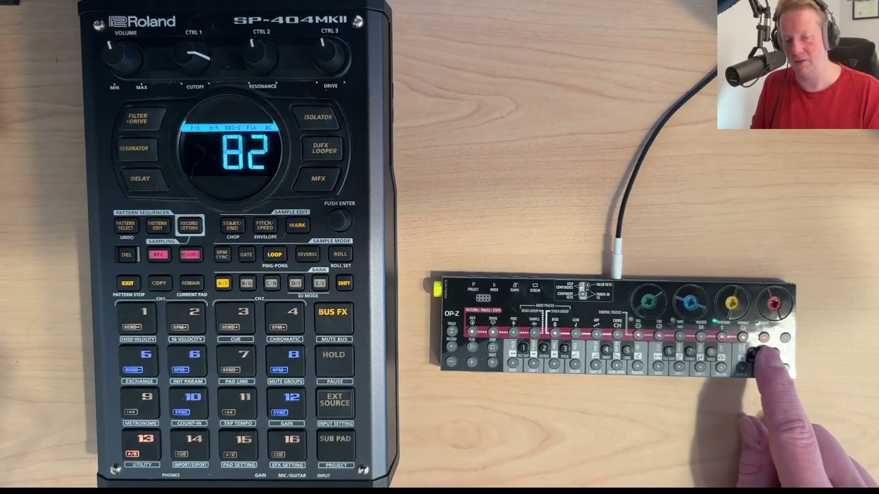 SP404 mk2 - Sequencing Velocity with the OP-Z Pattern Sequencer