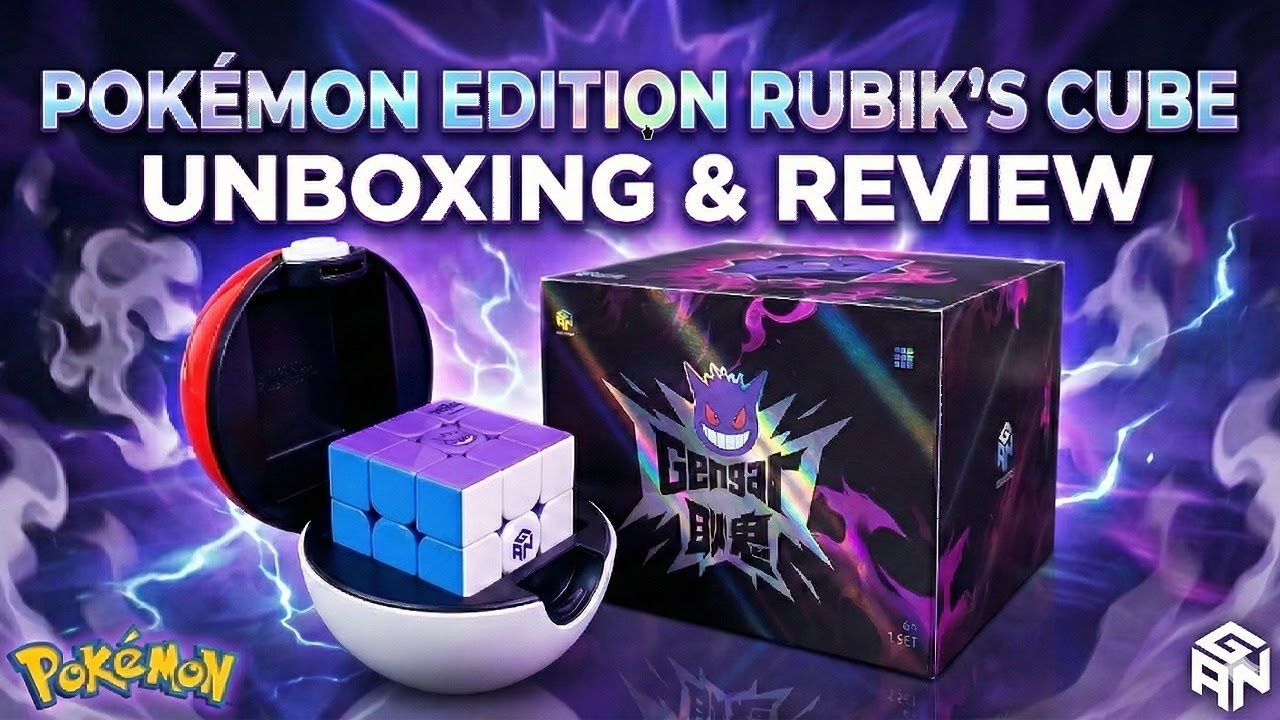 GAN V100 Pokemon Edition Unboxing & Review | Gengar Cube in a