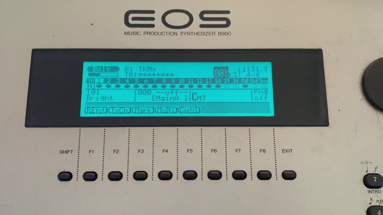 YAMAHA EOS B900 DEMO SONG / FACTORY SET & DEMONSTRATION - YouTube