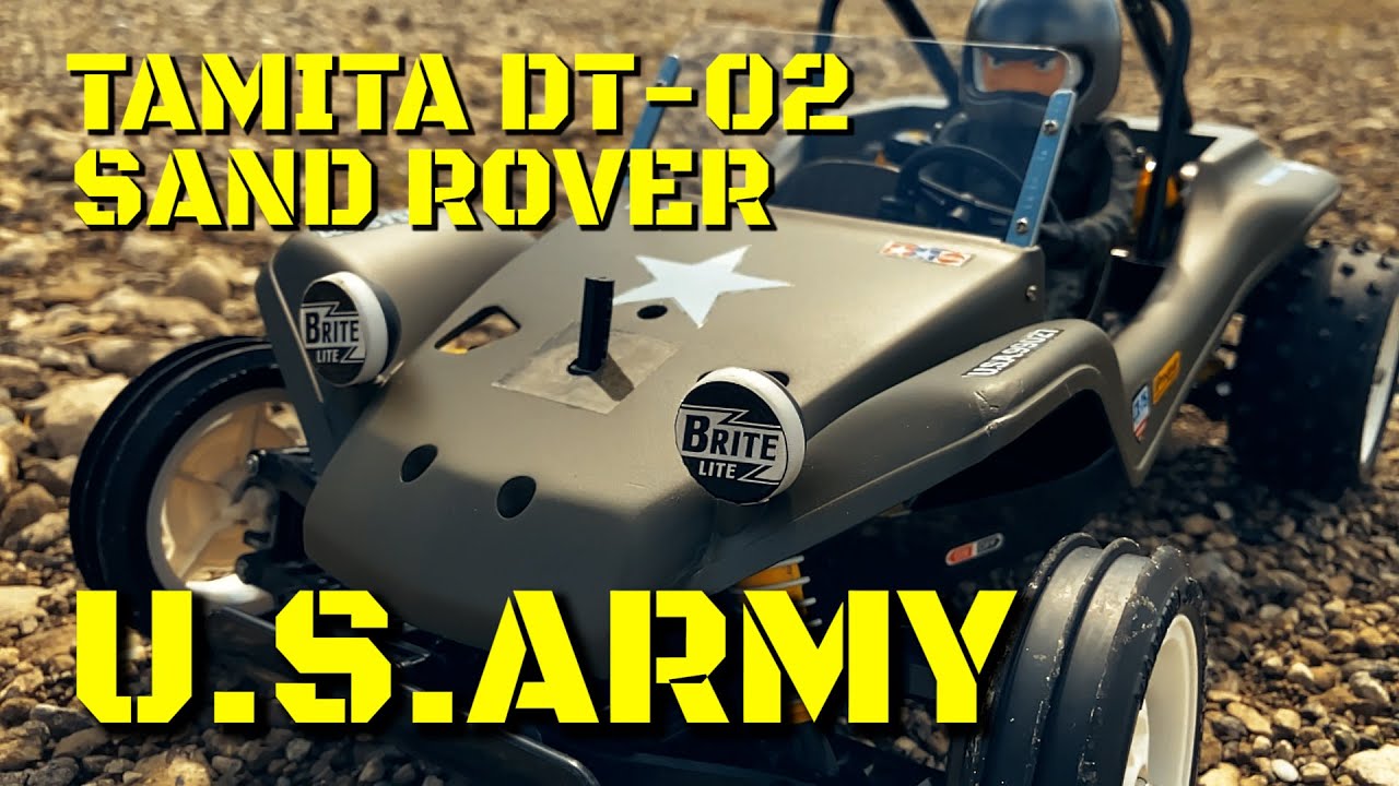 タミヤ ラジコン【DT-02】デューンバギー U.S.ARMY/TAMIYA SAND ROVER