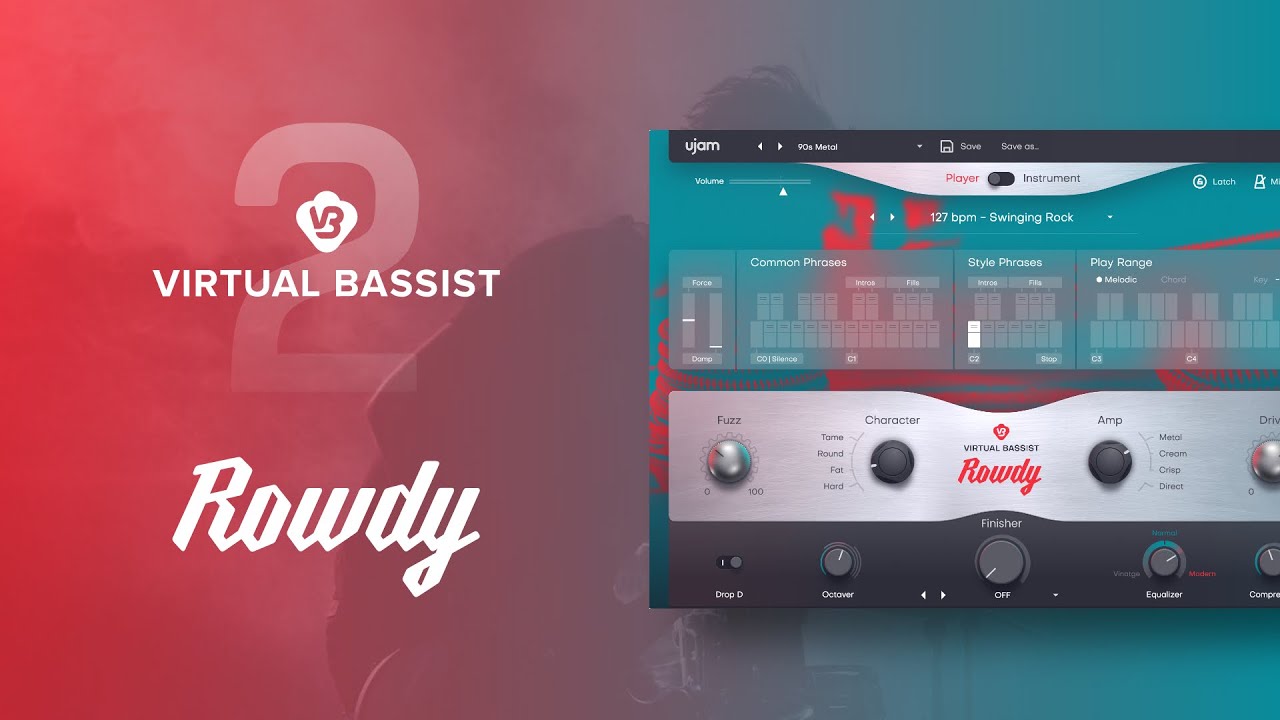 UJAM Presents: Virtual Bassist ROWDY 2 - YouTube