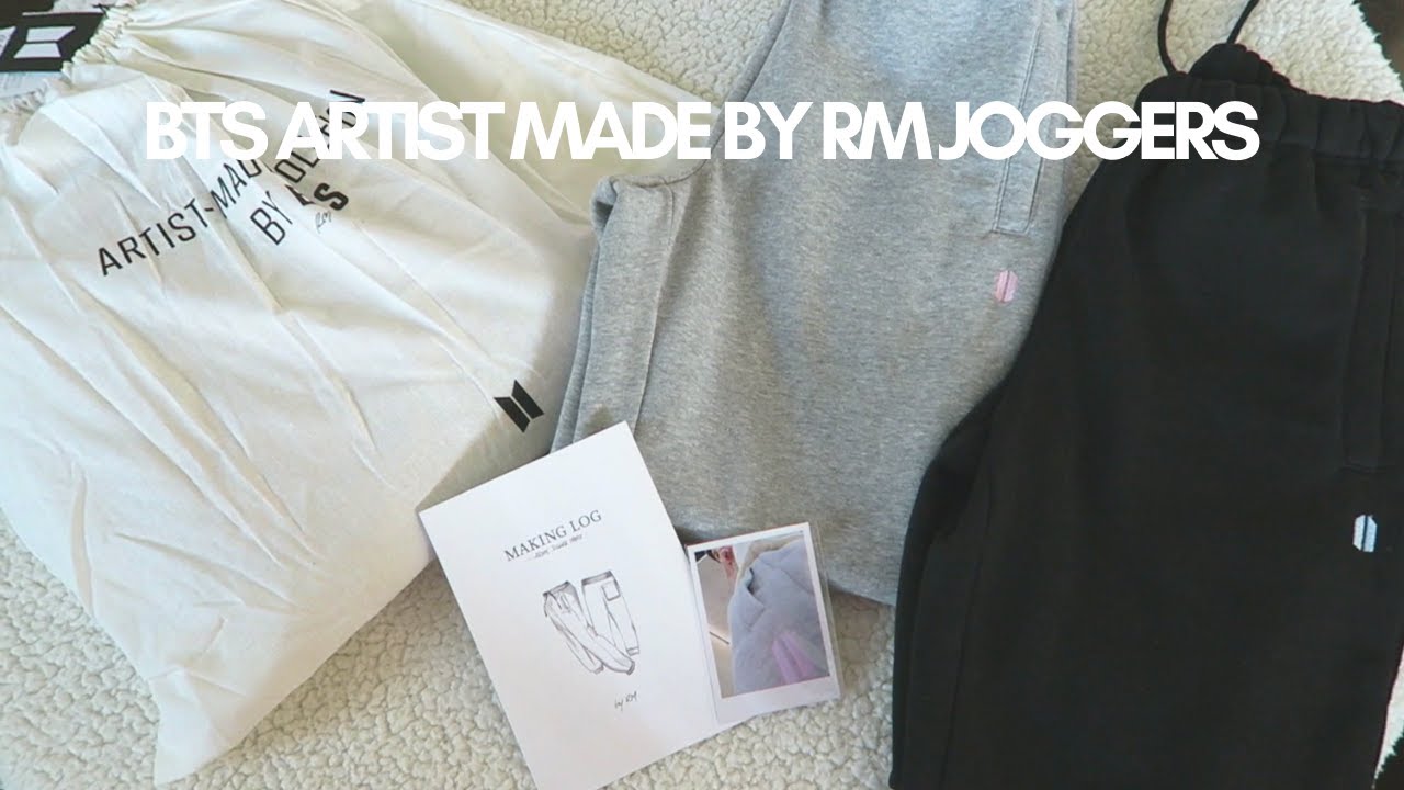 BTS ARTIST MADE BY COLLECTION - Namjoon RM Joggers! Unboxing and