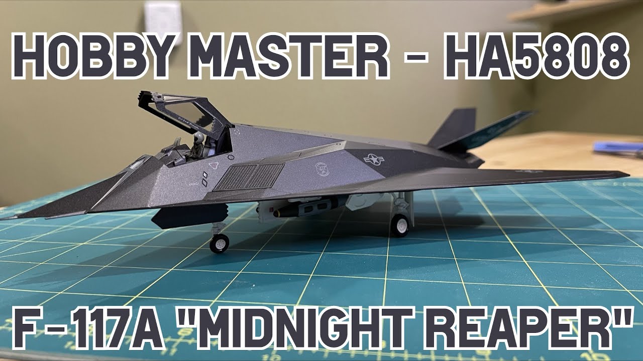 Hogan Wings 1/200 Scale Diecast F 117 Nighthawk USAF Unboxing and