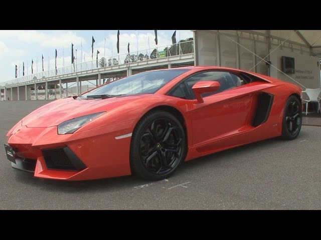 ランボルギーニ アヴェンタドールLP700－4 試乗会 - YouTube