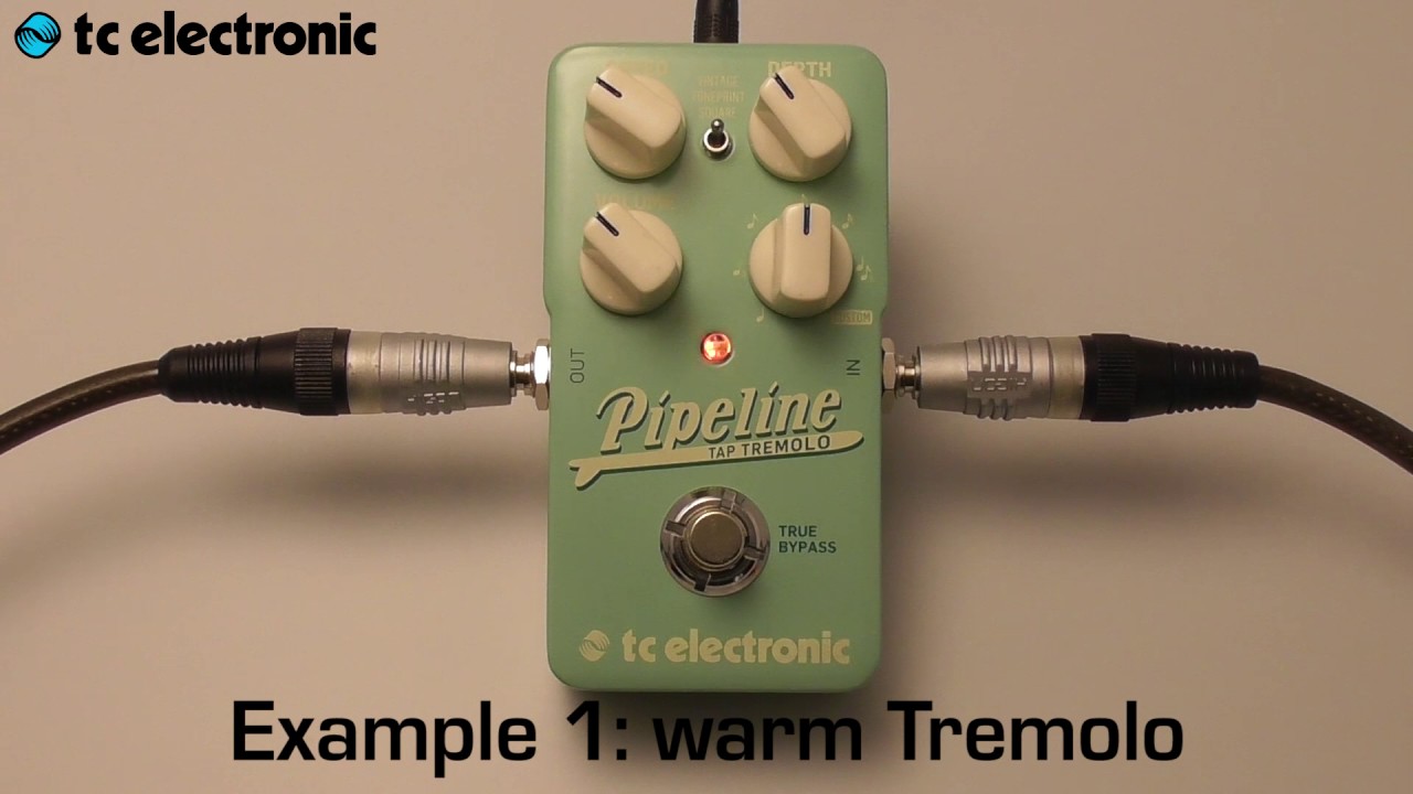 Pipeline Tap Tremolo Demo - YouTube