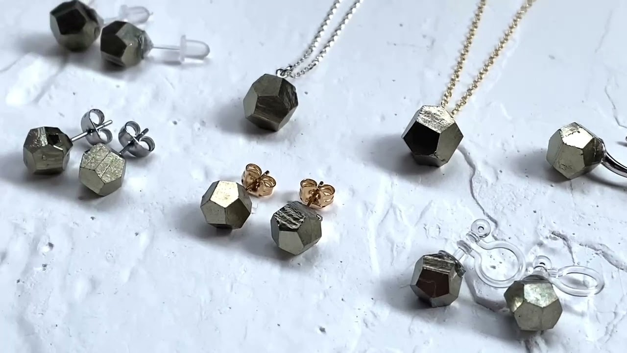 パイライト (12面体) 鉱物原石 14kgf / シルバー925 リング 指輪 【石