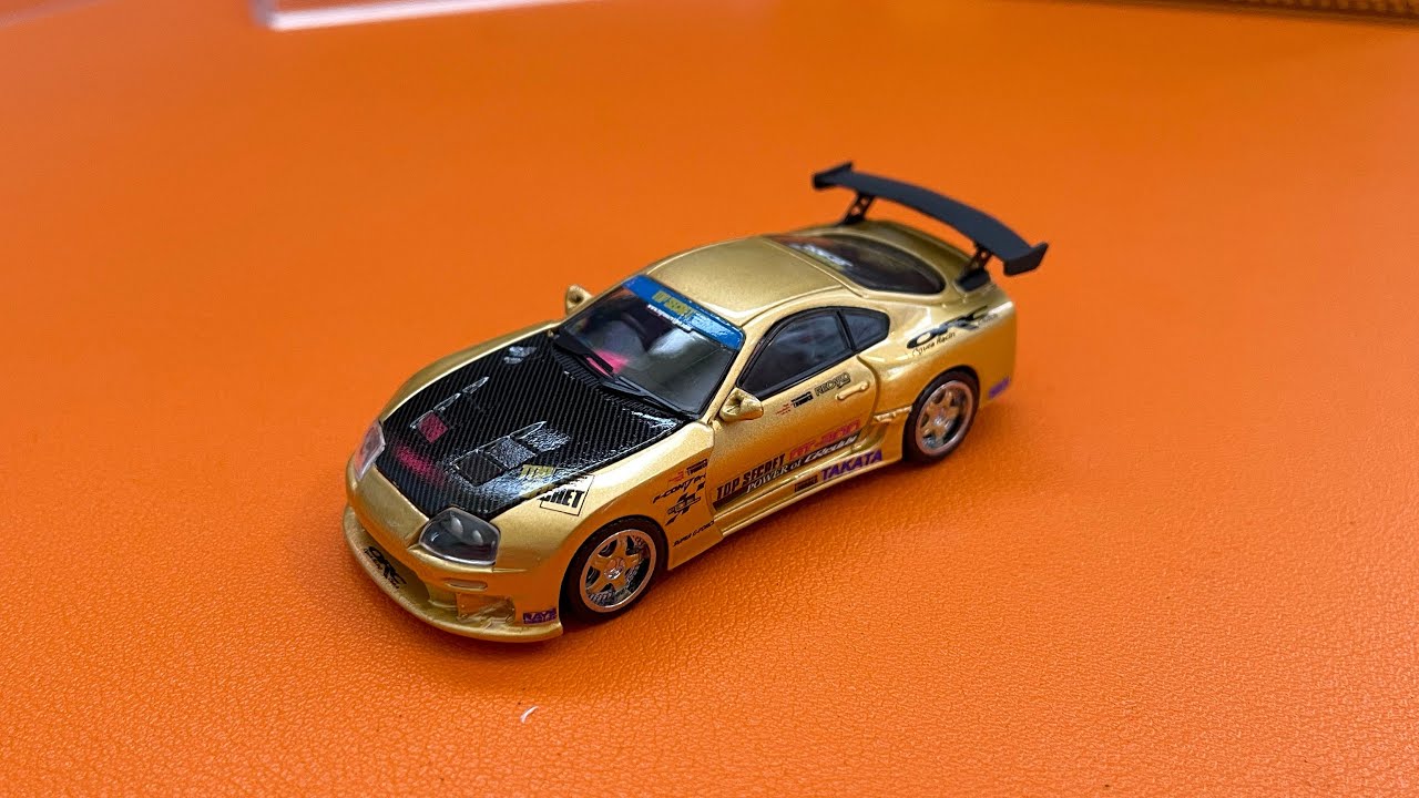 BM Creations Top Secret Toyota Supra JZA80 1/64 - YouTube
