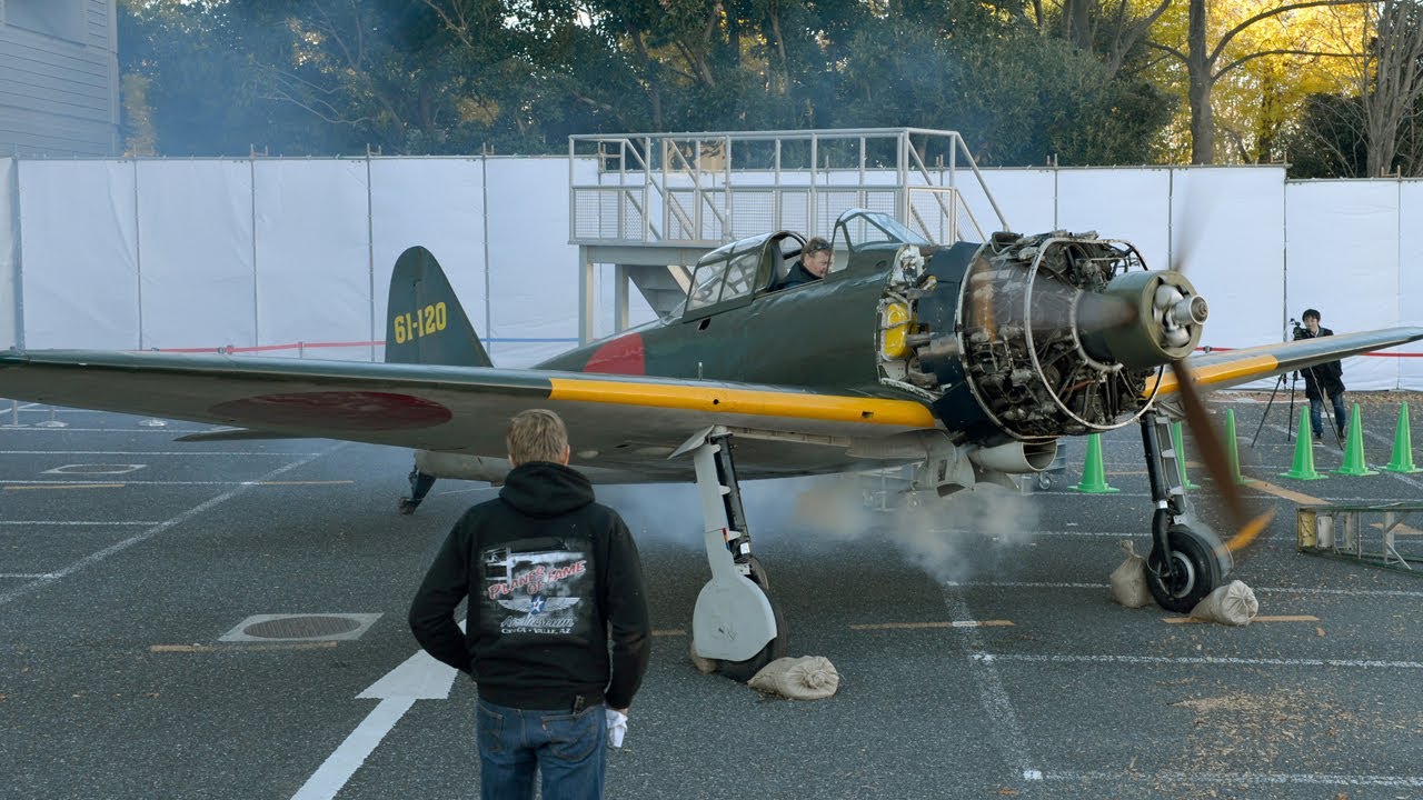 零戦、参上! 飛行可能なオリジナル機 - YouTube