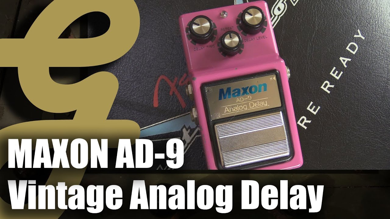 Maxon AD-9 Vintage Analog Delay - YouTube