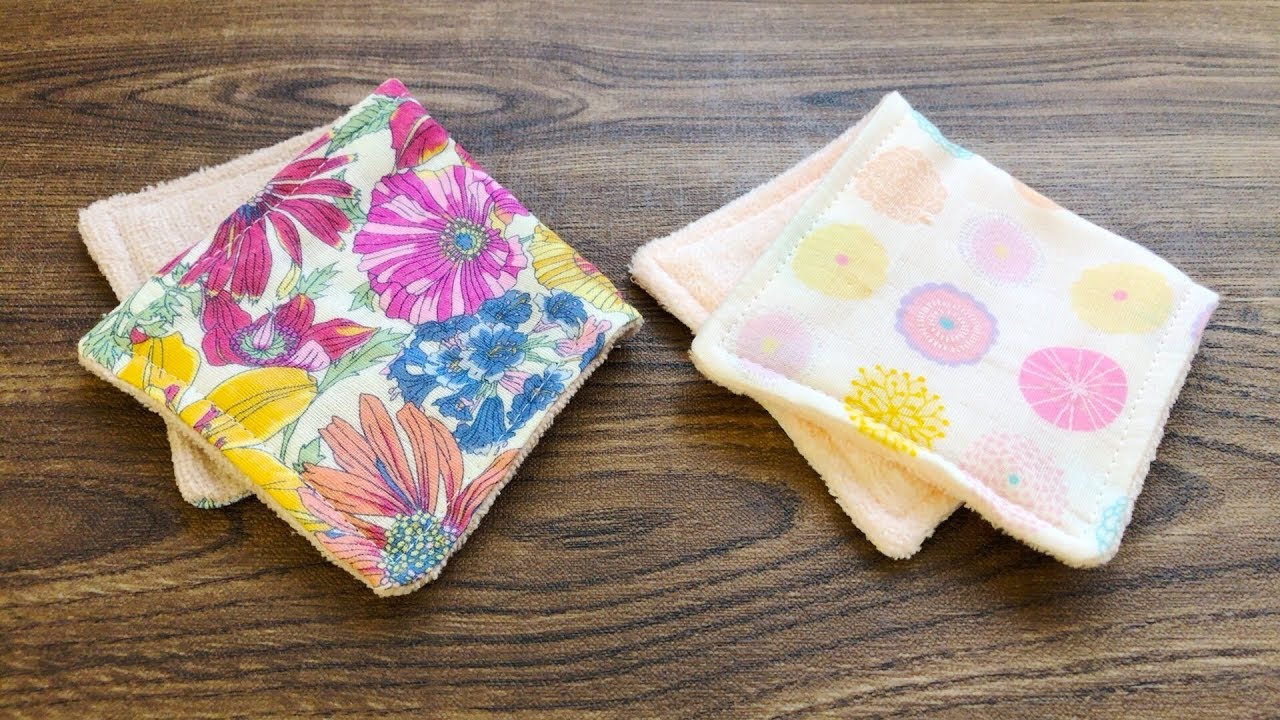 How to make a half size towel handkerchief - YouTube