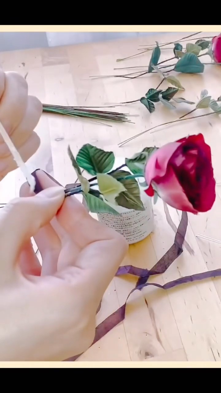 21【布でつくる薔薇】布花の作り方｜制作の作業風景｜vlog｜布花作家