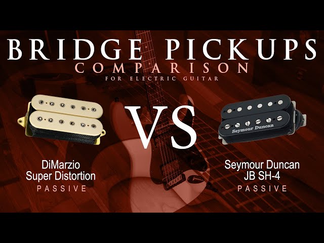 DiMarzio SUPER DISTORTION vs Seymour Duncan JB SH-4 - Passive