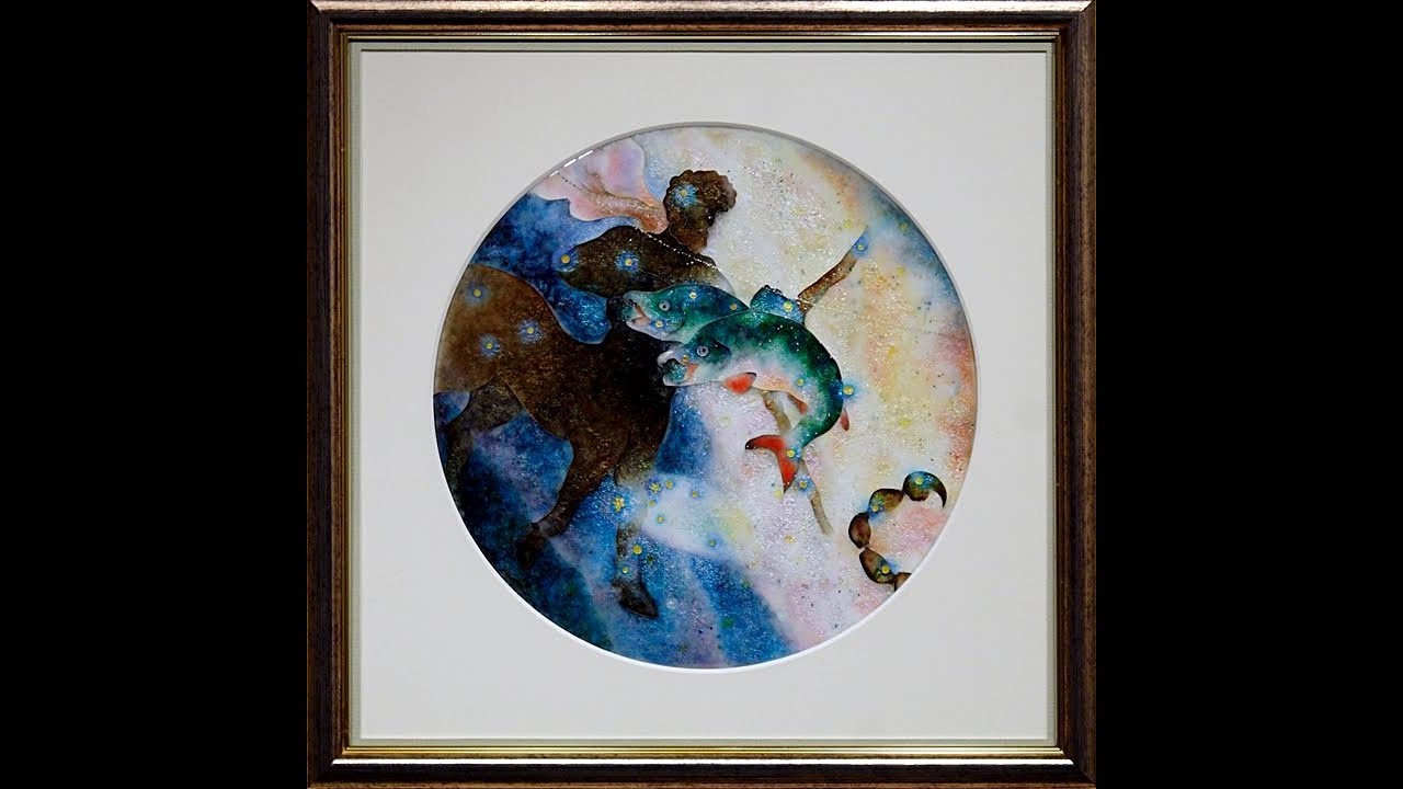 郷土博物館企画展示～七宝焼きで描く星たち - YouTube