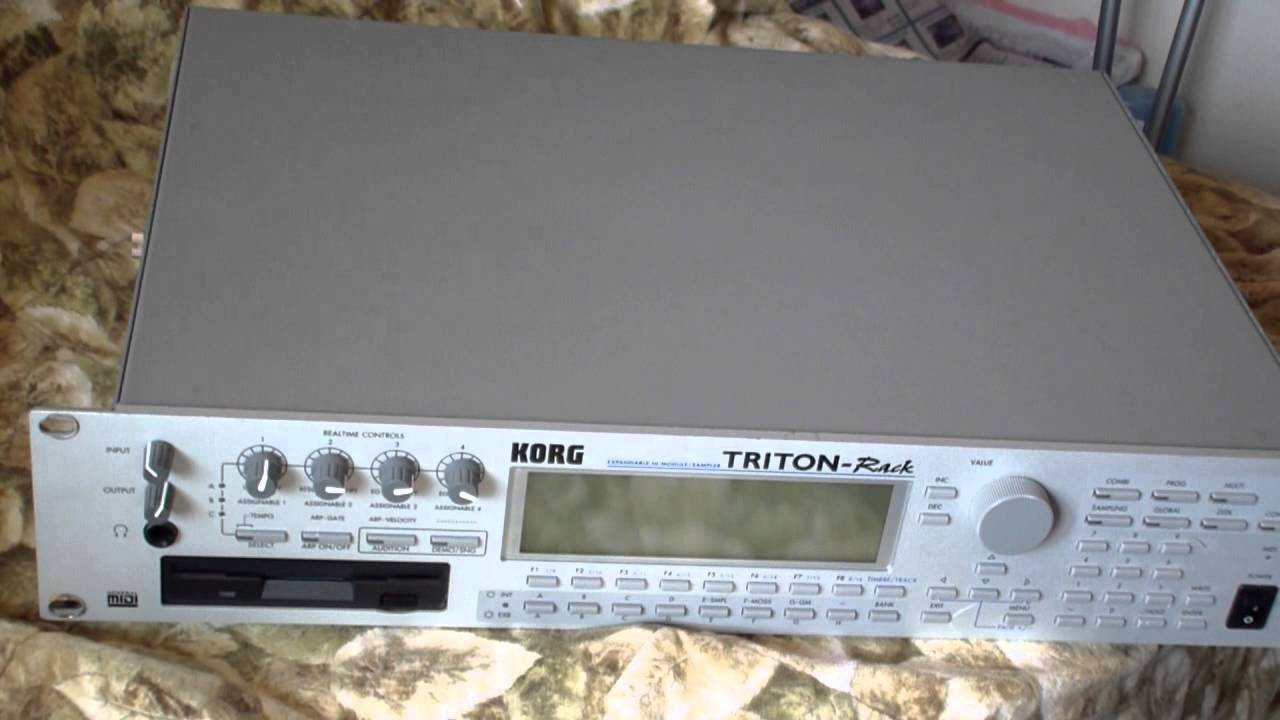 Korg Triton Rack Install Video EXB PCM - YouTube