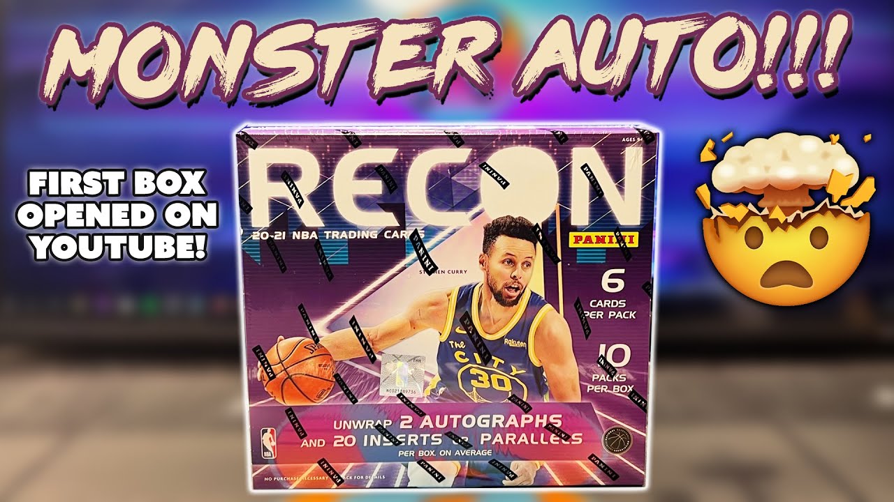 🤯 WHAT A MONSTER AUTO! 🤯 | 2020-21 Panini Recon NBA Hobby Box