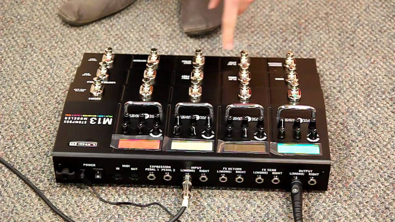 Line6 M13 Stompbox Modeler - YouTube
