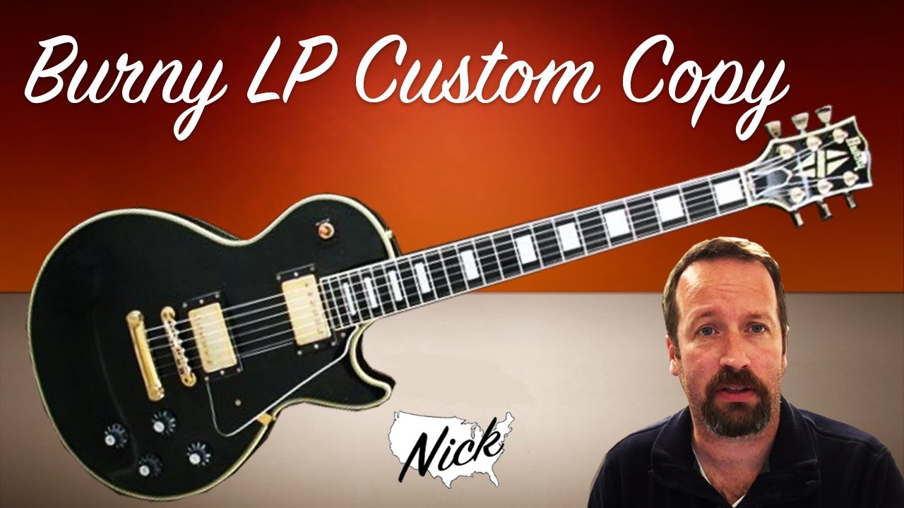 JAPANUARY! Burny Les Paul Custom - Lawsuit Era Gibson Copy From