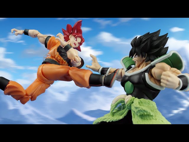 DRAGON BALL stop motion 悟空 VS ブロリー 1 - YouTube