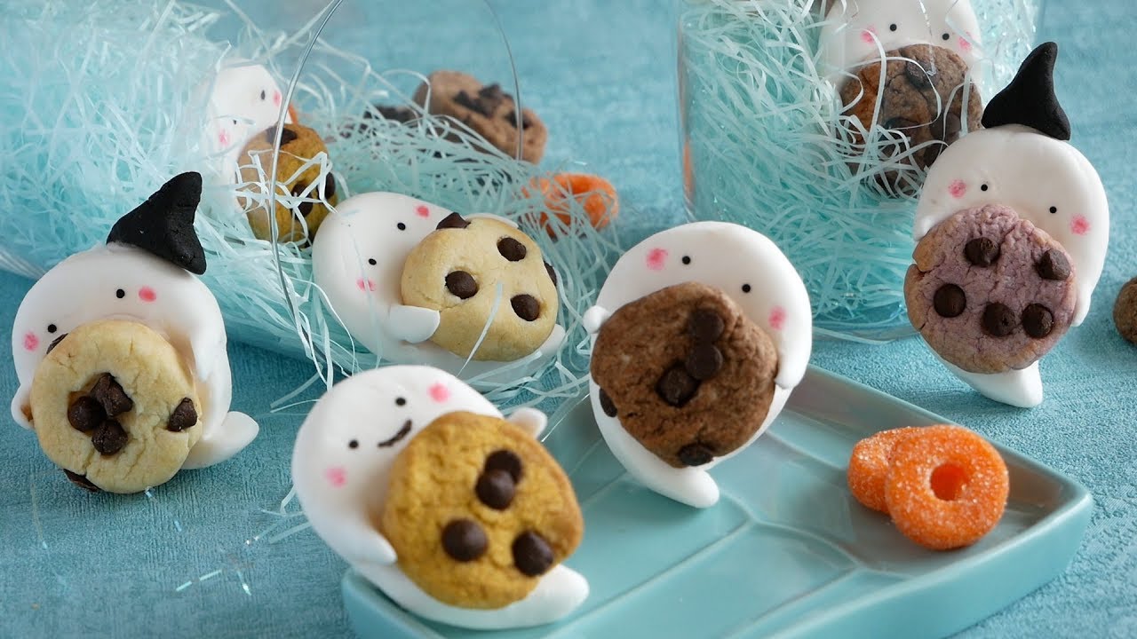 ハロウィンのおばけマシュマロ作ってみた!|Halloween Ghost