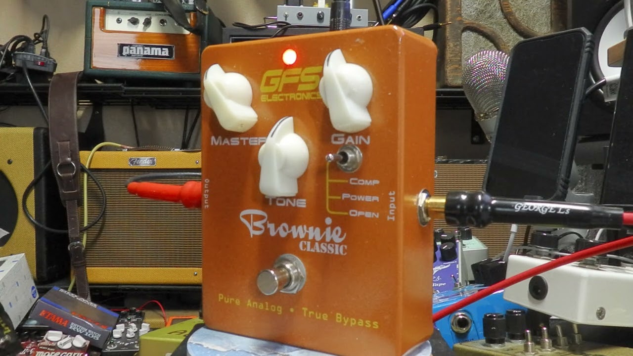 CMATMODS Brownie Overdrive Pedal Demo - YouTube