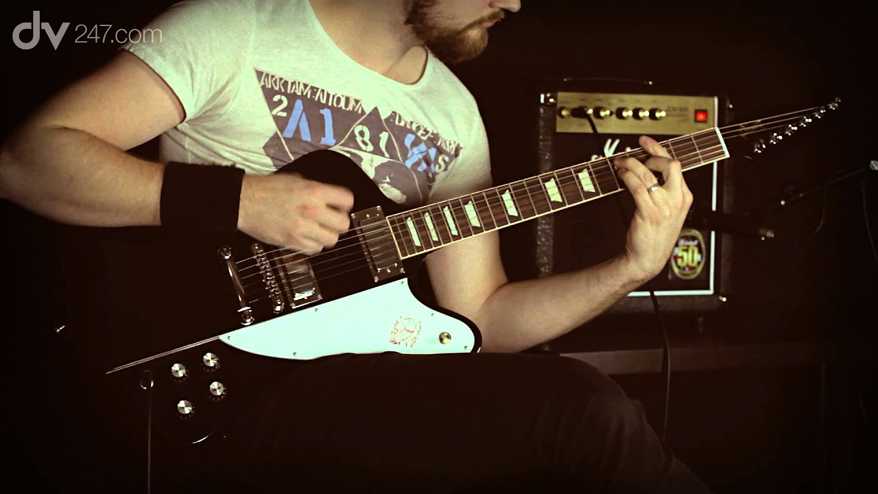 Gibson Firebird V 2010 Electric Guitar Ebony Tone Demo - YouTube