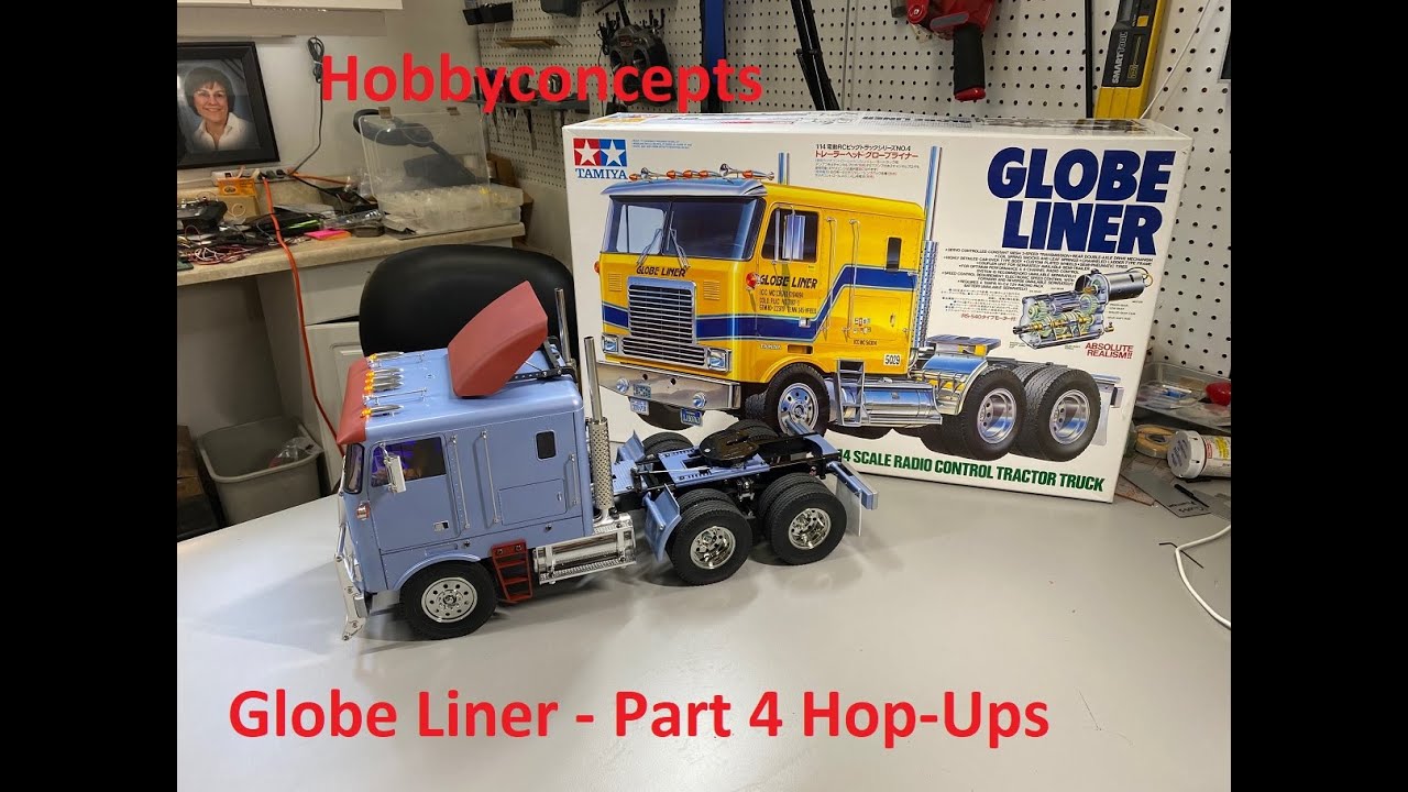 1/14 Tamiya RC Globe Liner Build for Novices - Part 4 - Hop Ups