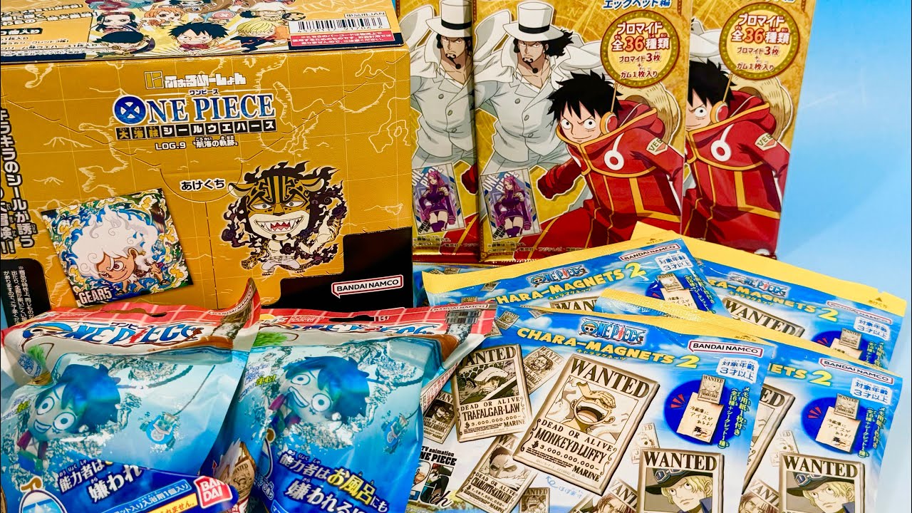 ONE PIECE Candy Toy Wafer - YouTube