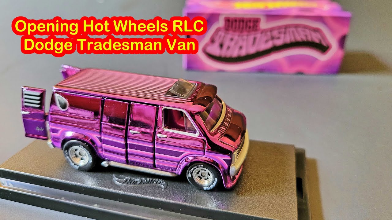 Opening Hot Wheels RLC Dodge Tradesman Red Line Club - YouTube