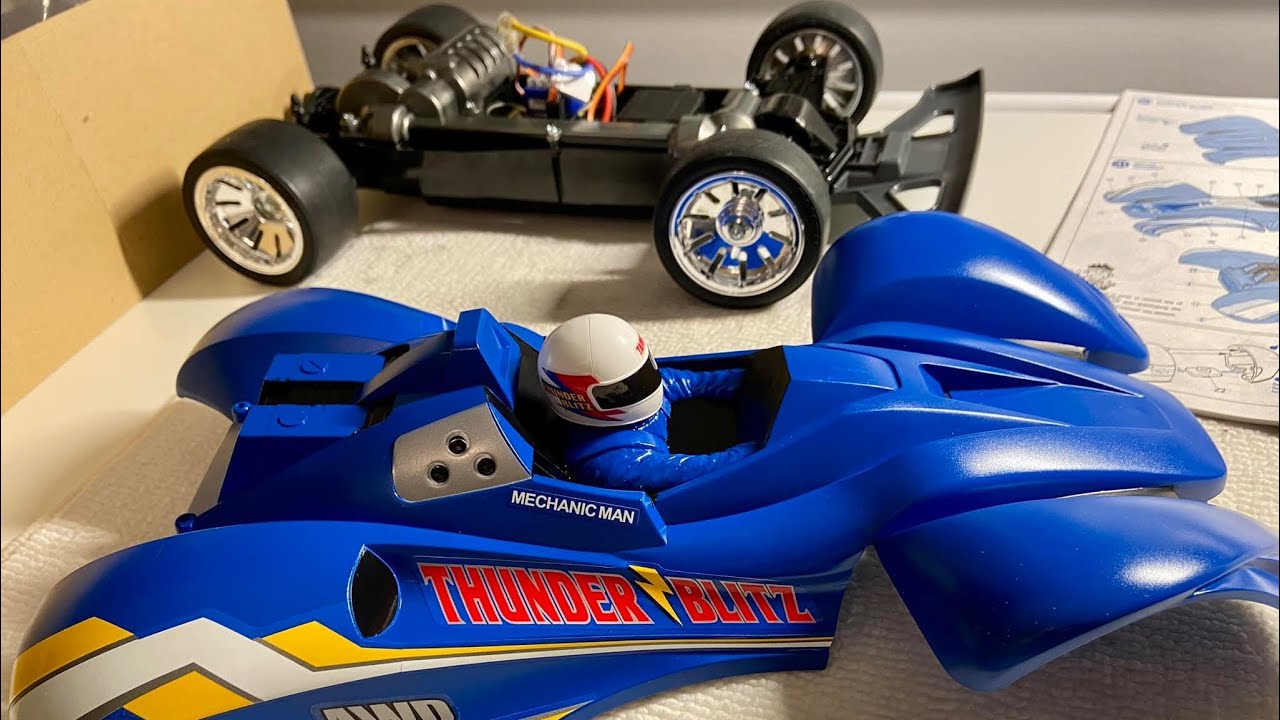 Tamiya Thunder Blitz: A Blue Brick on Wheels? First Run of the