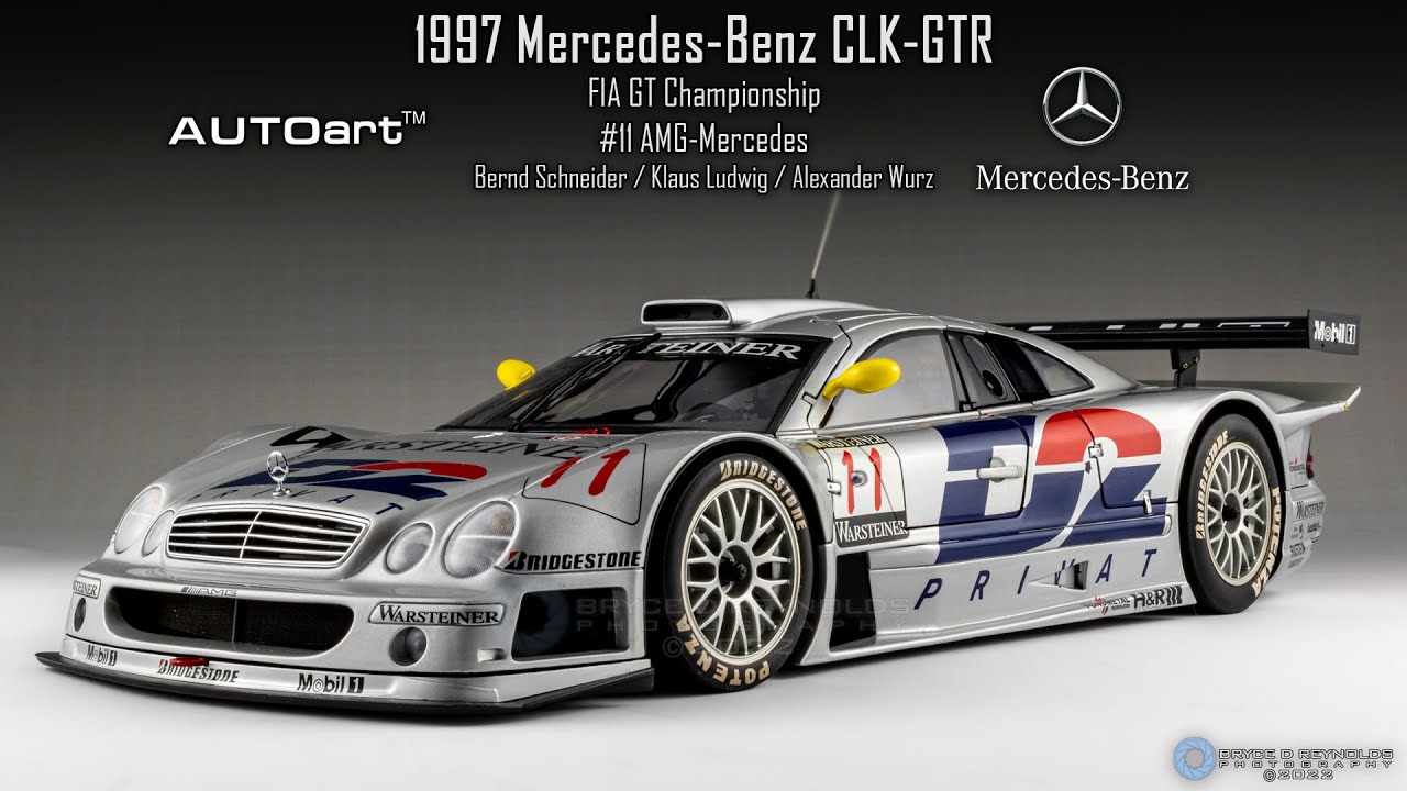 1:12 AUTOart 1997 Mercedes-Benz CLK-GTR #11 FIA GT Showcase - YouTube