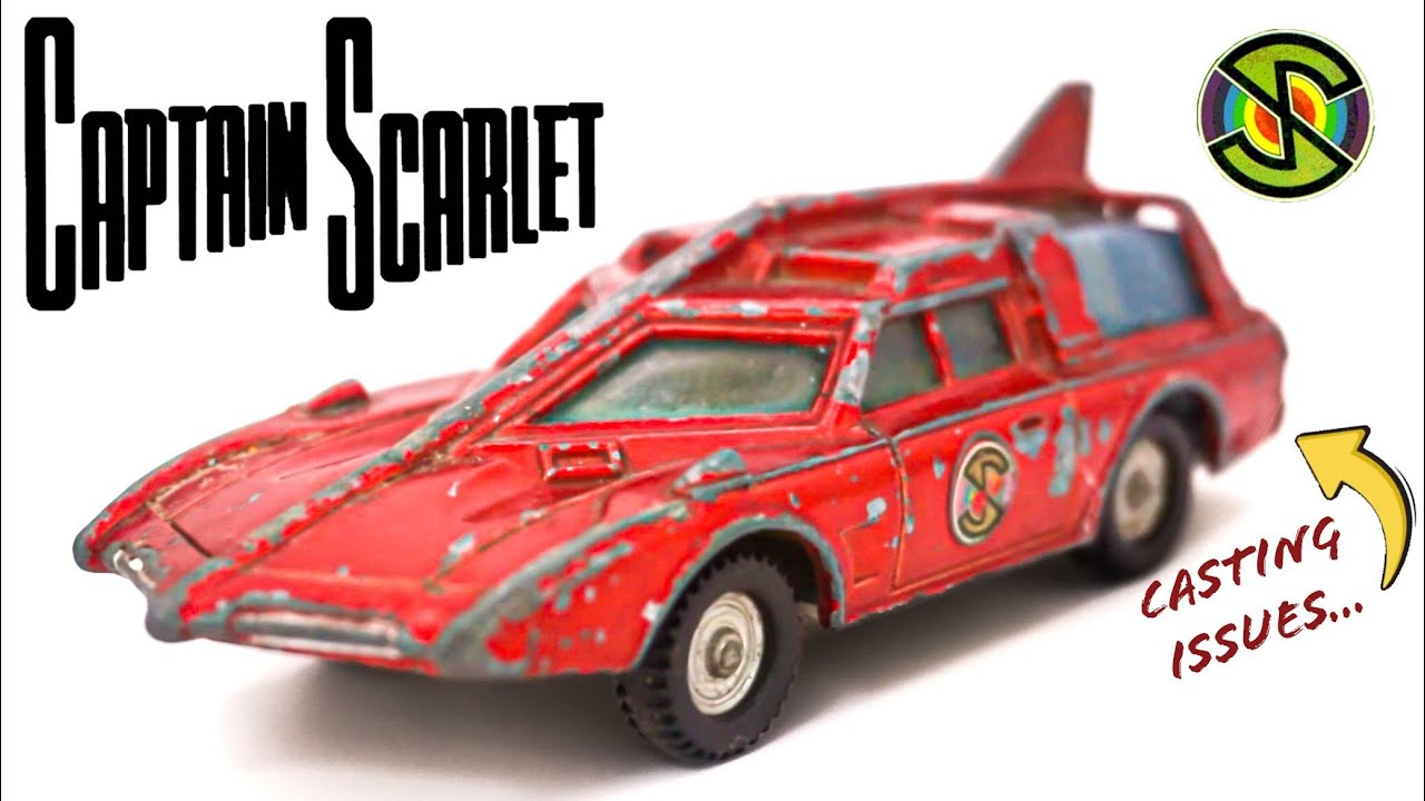 Dinky 103 Captain Scarlet Spectrum Patrol Car Restoration - YouTube
