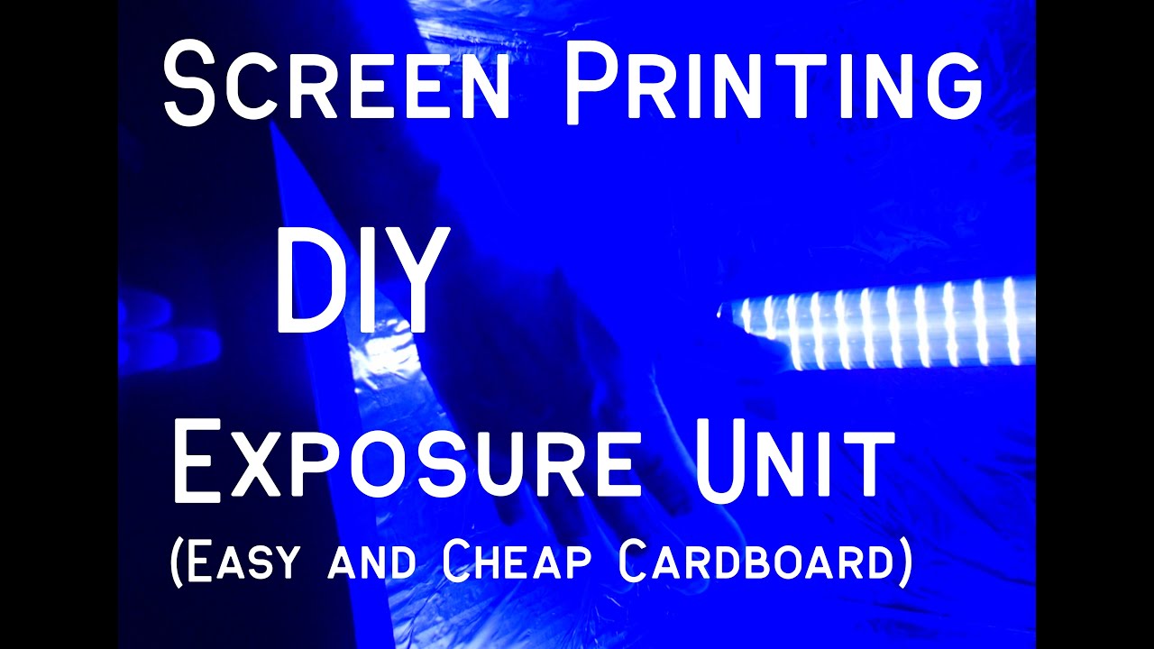 シルクスクリーン印刷 安く強力な露光機を自作しよう （LEDブラック