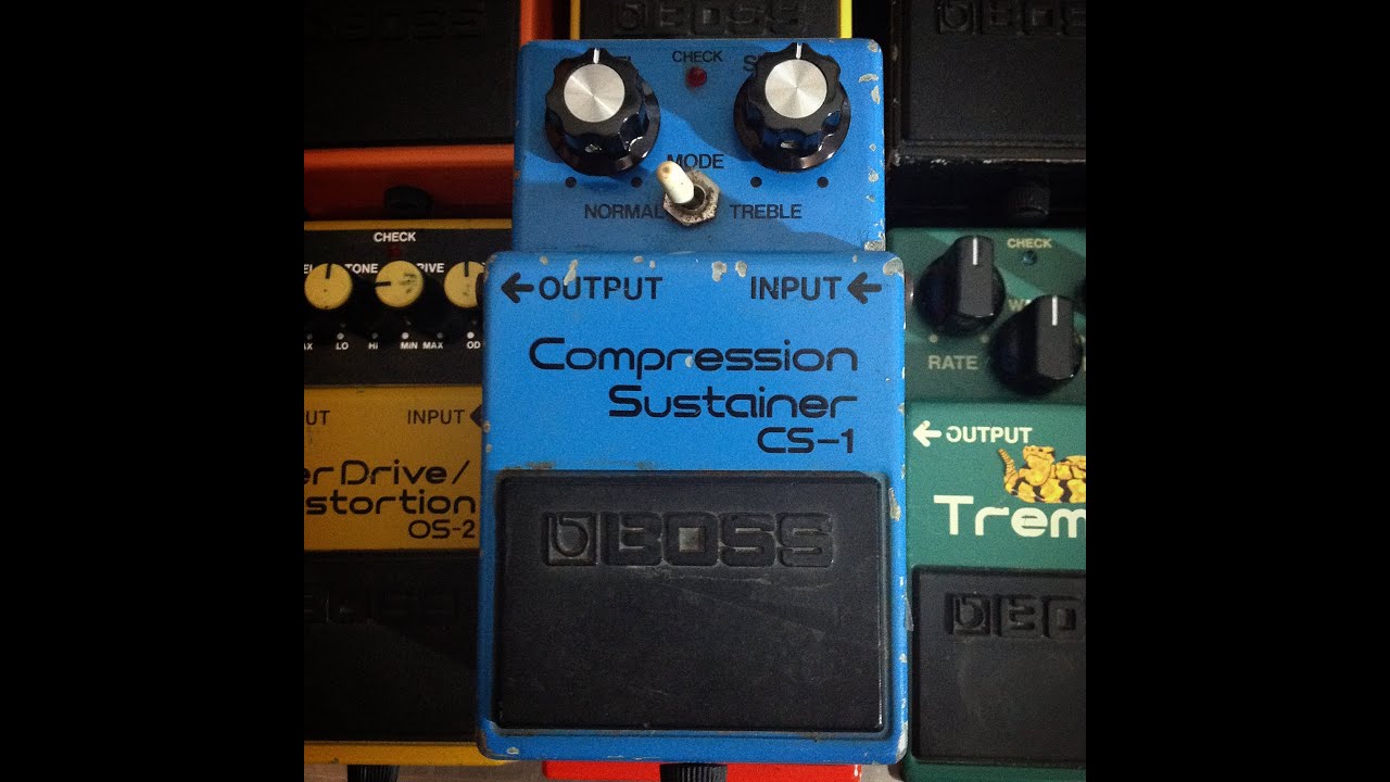 ボス・ペダルレビュー #39：CS-1 コンプレッション・サステイナー