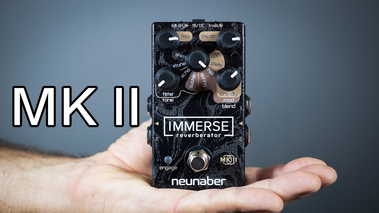 Neunaber Immerse Reverberator MK II Demo - YouTube
