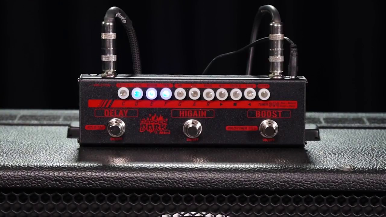 Valeton Dapper Dark Mini - Effects Strip - YouTube