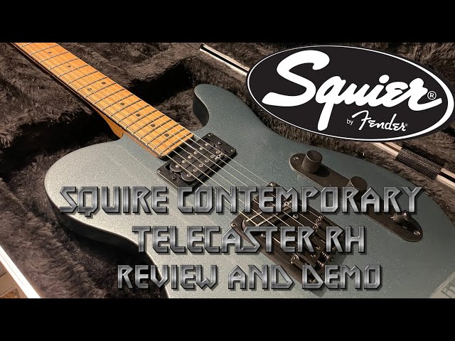 Squier Contemporary Telecaster RH Review And Demo - YouTube