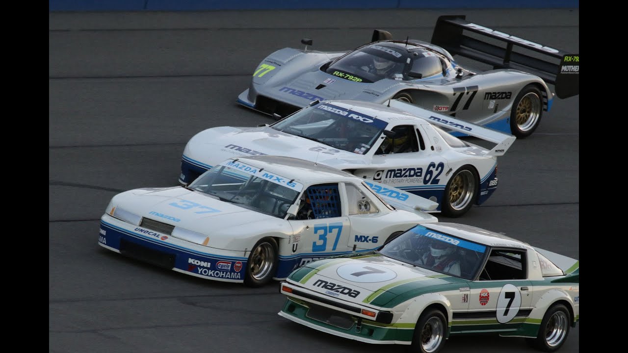 歴代IMSAマシン5台編隊走行にしびれる | MZRacing