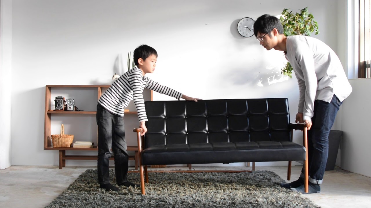 カリモク60【正規販売店】 Kチェア 2シーター モケットグリーン | 北欧