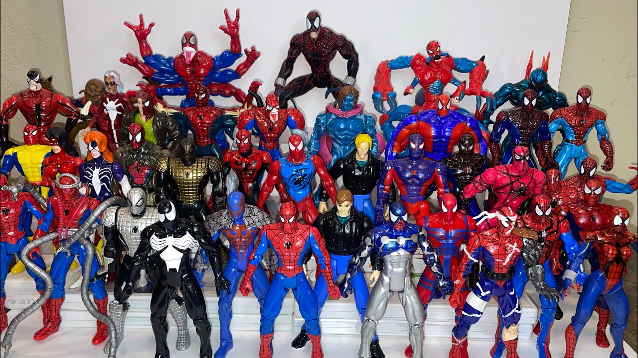 90's Spider-Man ToyBiz Spidey Collection - YouTube