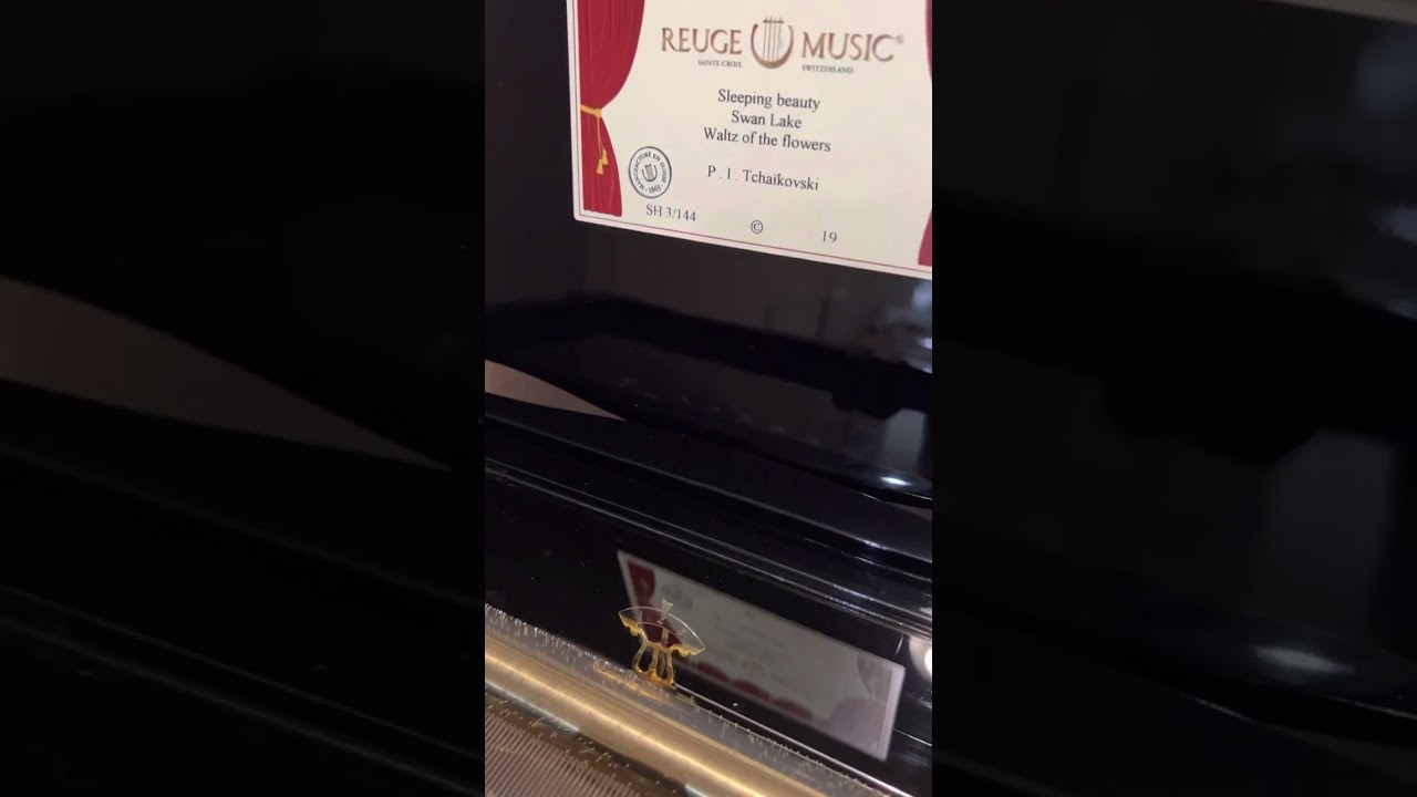 REUGE 144note music box Sleeping beauty Swan lake Woltz of the