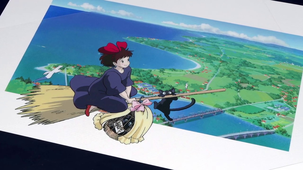Cel Art Print From Studio Ghibli 魔女の宅急便 - YouTube