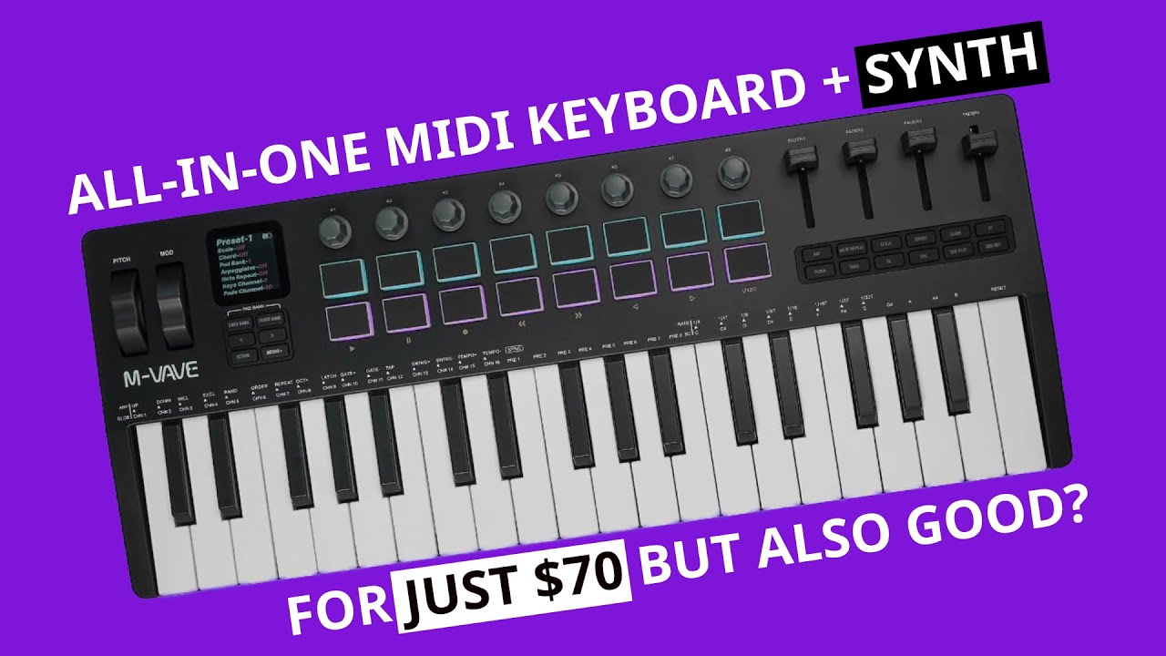 M-VAVE SMK-37 Pro Review & Walkthrough - All-In-One MIDI Keyboard