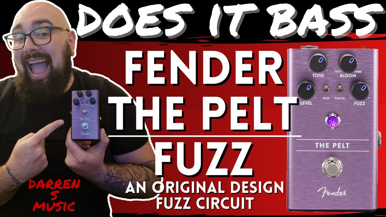 THE PELT FUZZ by FENDER | Does It Bass? #Fender #bassfuzz #fuzz