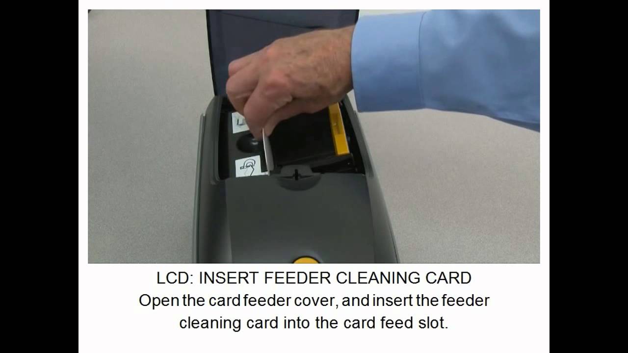 ZXP Series 1 Cleaning the Printer - ZXP1 - Čiščenje tiskalnika