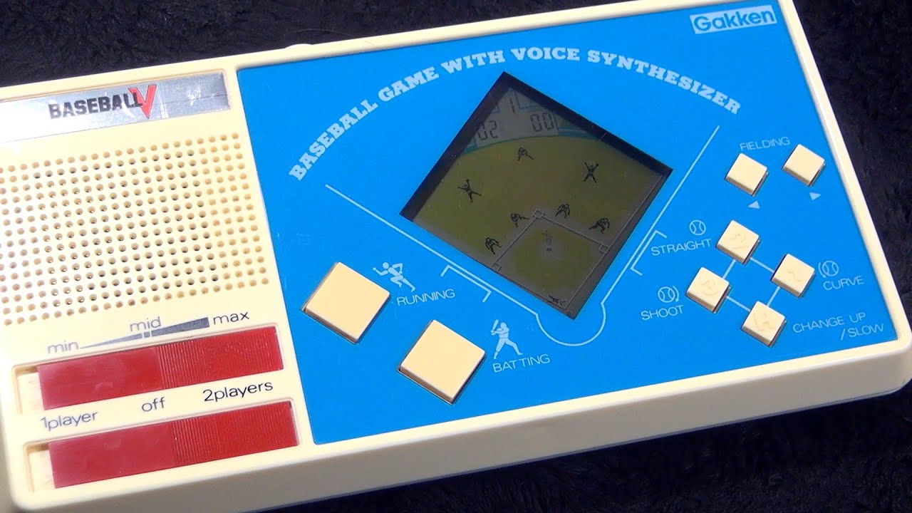 レトロ 電子ゲーム】学研 ベースボールV 5 音声 ボイス 野球 スポーツ