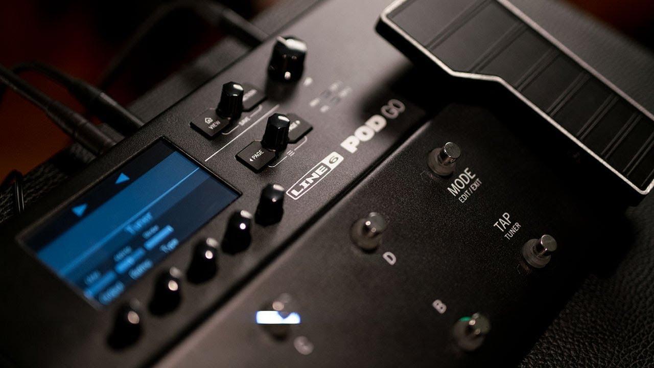 Line 6 POD Go Guitar Multi-Effects Processor - Black | Guitar Center