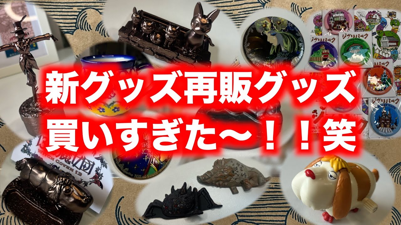 The new and re-released merchandise at Ghibli Park was amazing