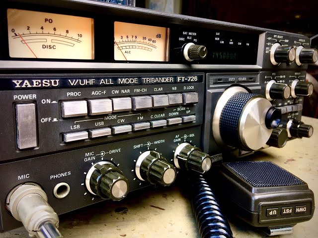 YAESU FT 726 Work TX RX 11M band ( 26 - 29.999mhz ) 27Mhz By