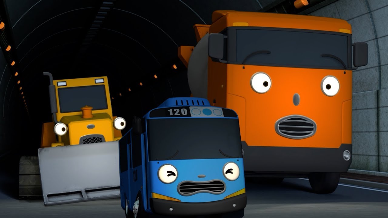 働く車のエピソード集🚛 | ちびバスたちとトンネルで会いました